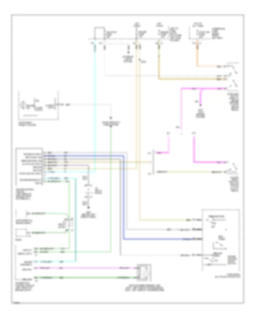 4 3L VIN X Cruise Control Wiring Diagram for GMC Sierra 2005 3500