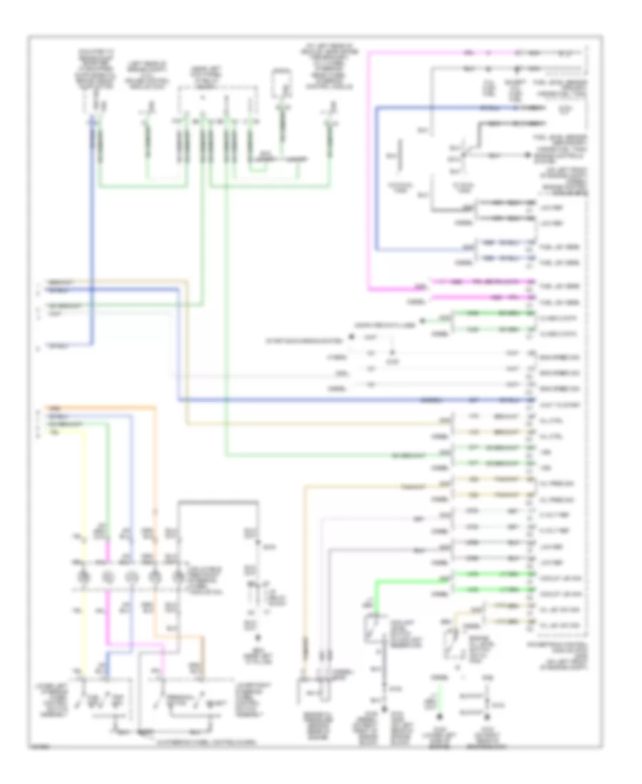 Instrument Cluster Wiring Diagram 2 of 2 for GMC Sierra 2005 3500
