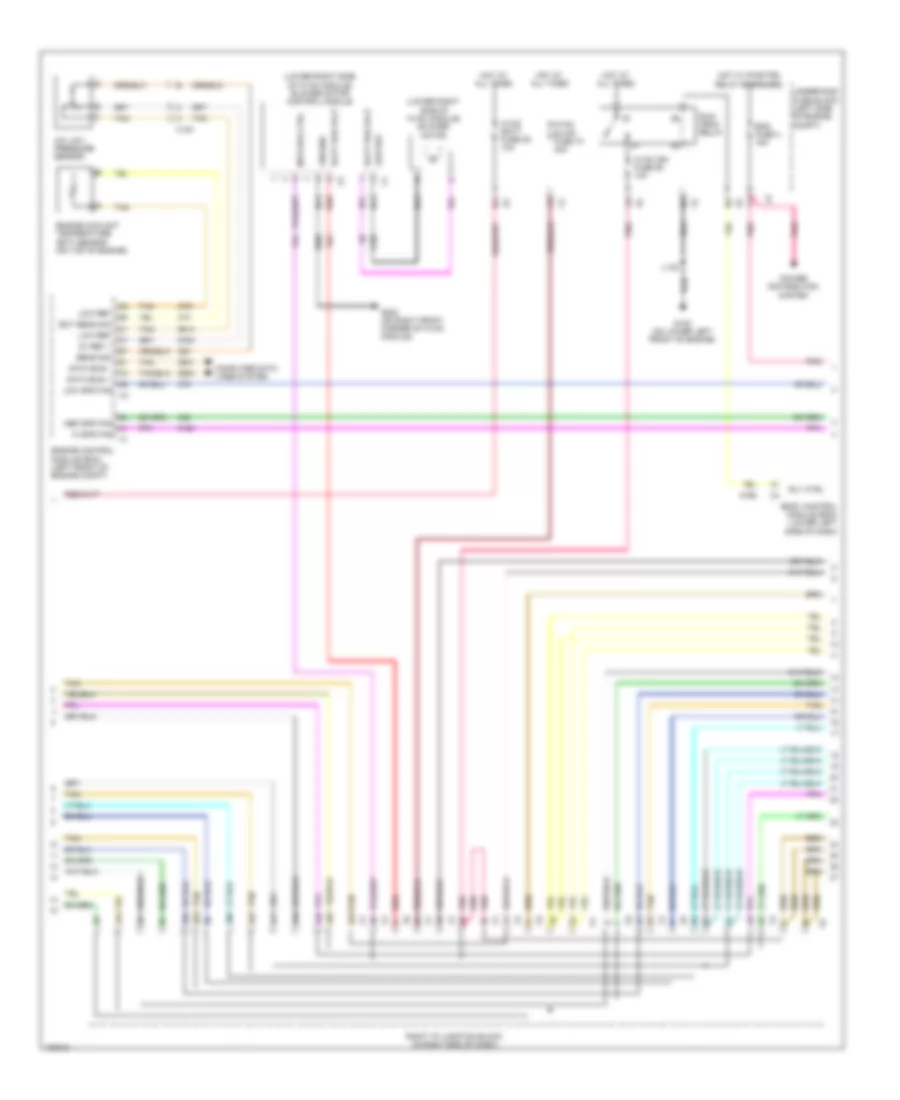 Automatic AC Wiring Diagram, Hybrid (2 of 3) for GMC Sierra 1500 WT 2013