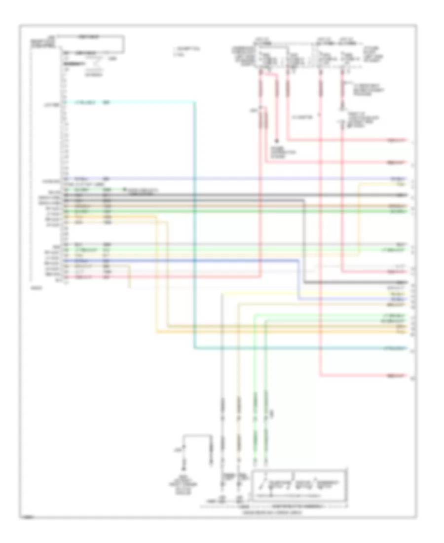 Navigation Wiring Diagram with UYS Y91  UQA 1 of 5 for GMC Sierra WT 2013 1500