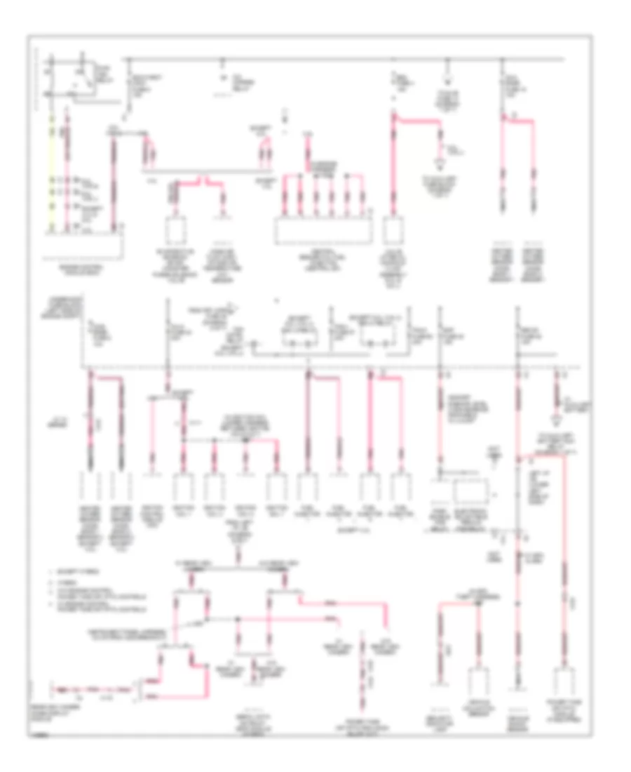 Power Distribution Wiring Diagram 6 of 7 for GMC Sierra XFE 2013 1500
