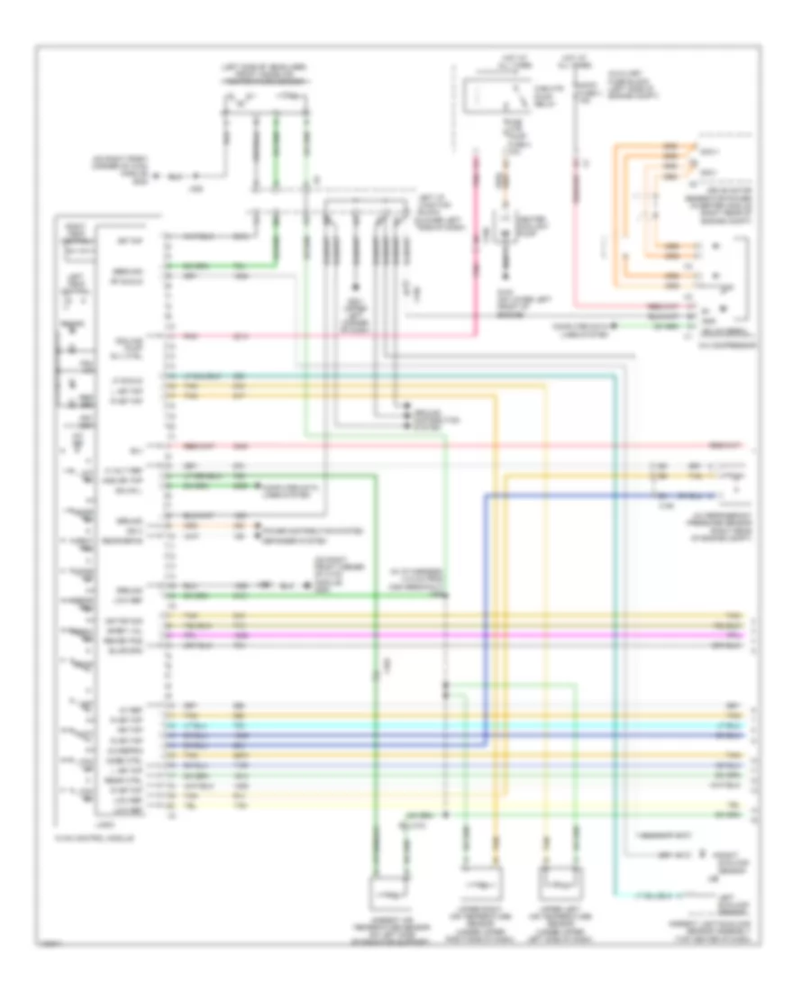 Automatic AC Wiring Diagram, Hybrid (1 of 3) for GMC Sierra 1500 XFE 2013