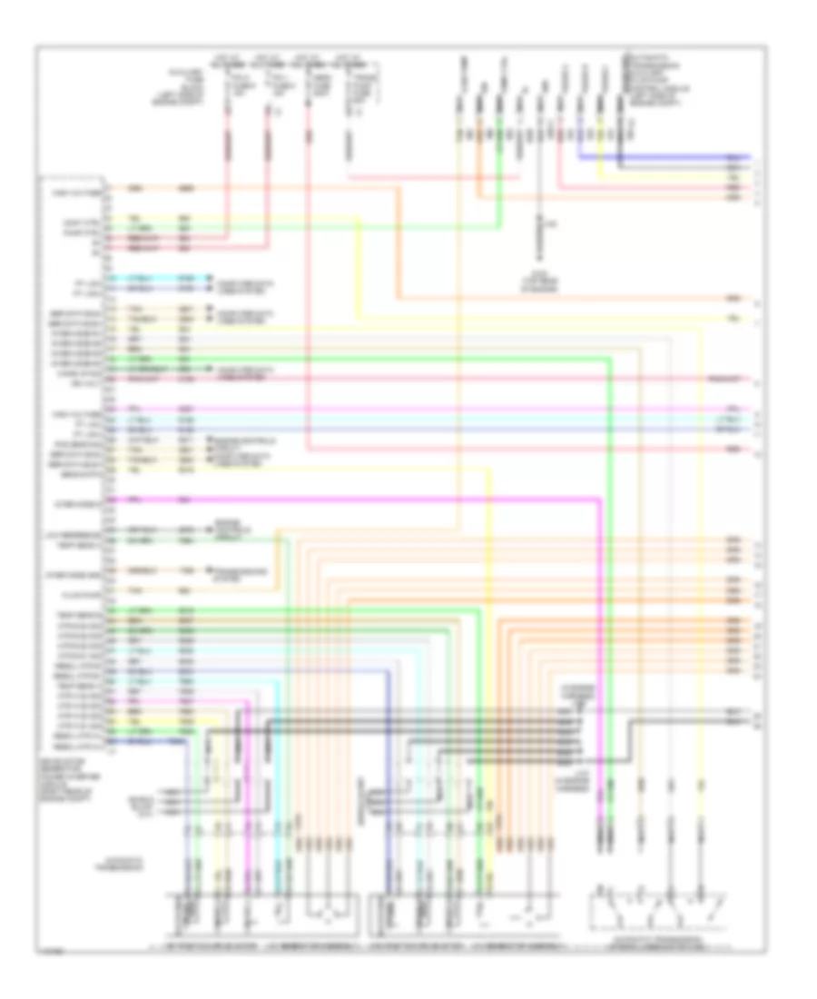 6.0L VIN J, Hybrid System Wiring Diagram (1 of 5) for GMC Sierra 1500 XFE 2013