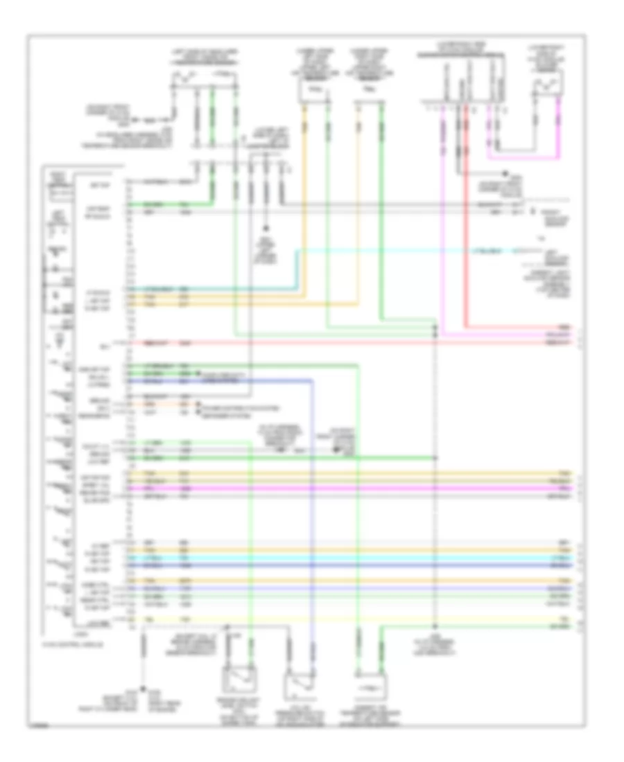 Automatic A C Wiring Diagram 1 of 3 for GMC Sierra HD 2008 3500