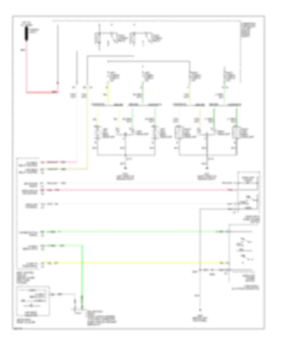 Headlamp Control Wiring Diagram for GMC Savana G2500 2007