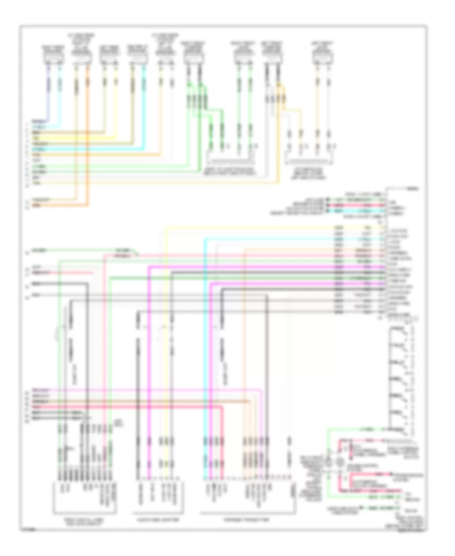 Radio Wiring Diagram, with Y91  with UQS (3 of 3) for GMC Yukon 2008