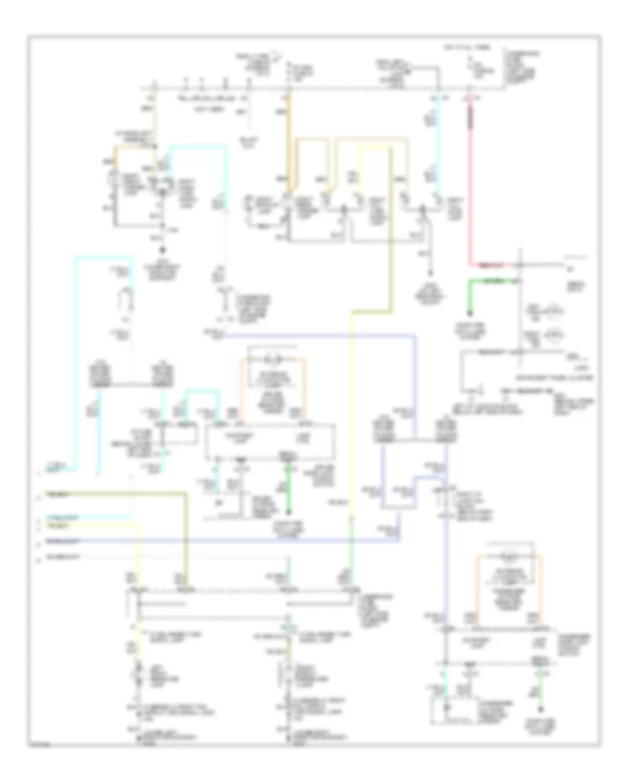 Exterior Lamps Wiring Diagram 2 of 2 for GMC Yukon 2008