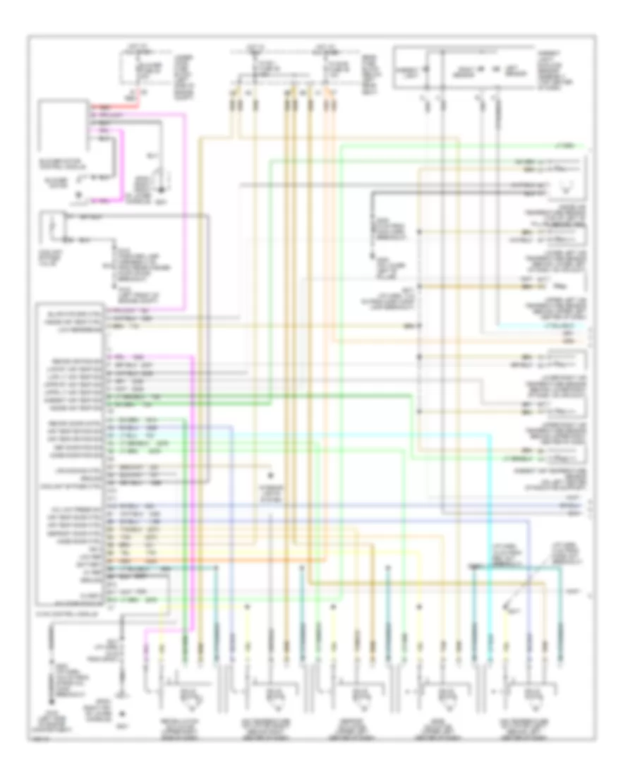 Automatic A C Wiring Diagram Long Wheel Base 1 of 3 for GMC Envoy XL 2004
