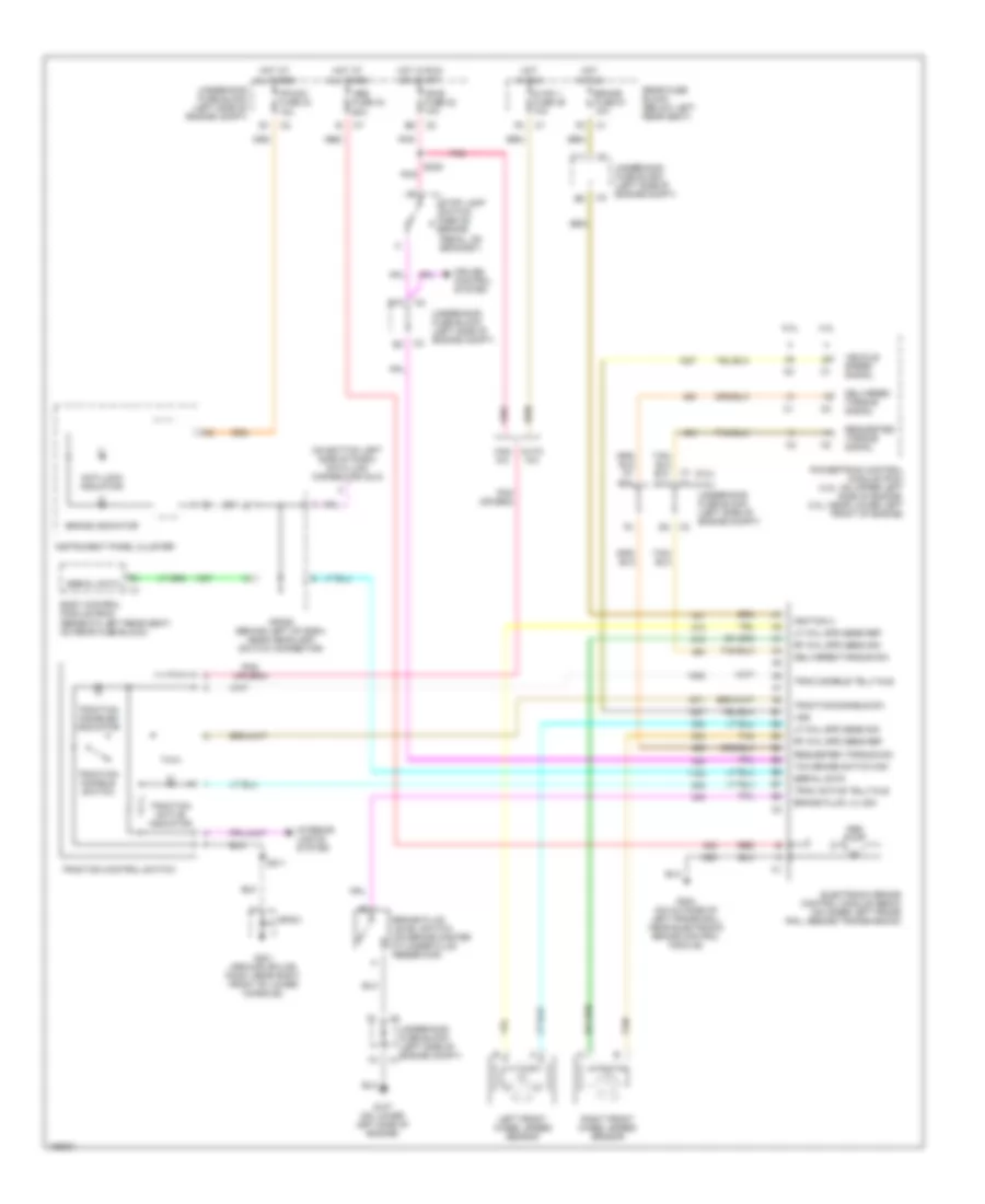 Anti lock Brakes Wiring Diagram with Traction Control for GMC Envoy XL 2004