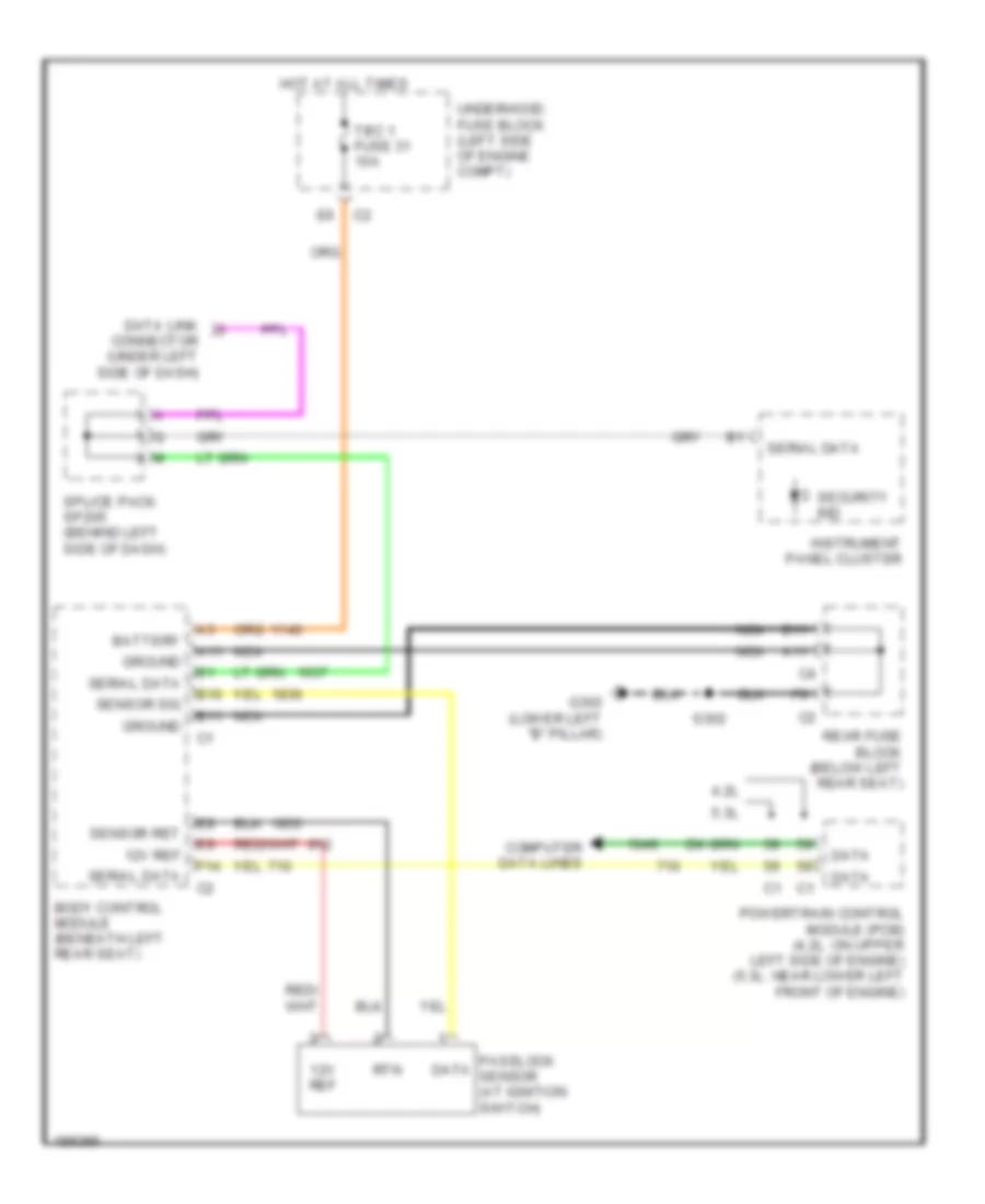 Pass Key Wiring Diagram for GMC Envoy XL 2004