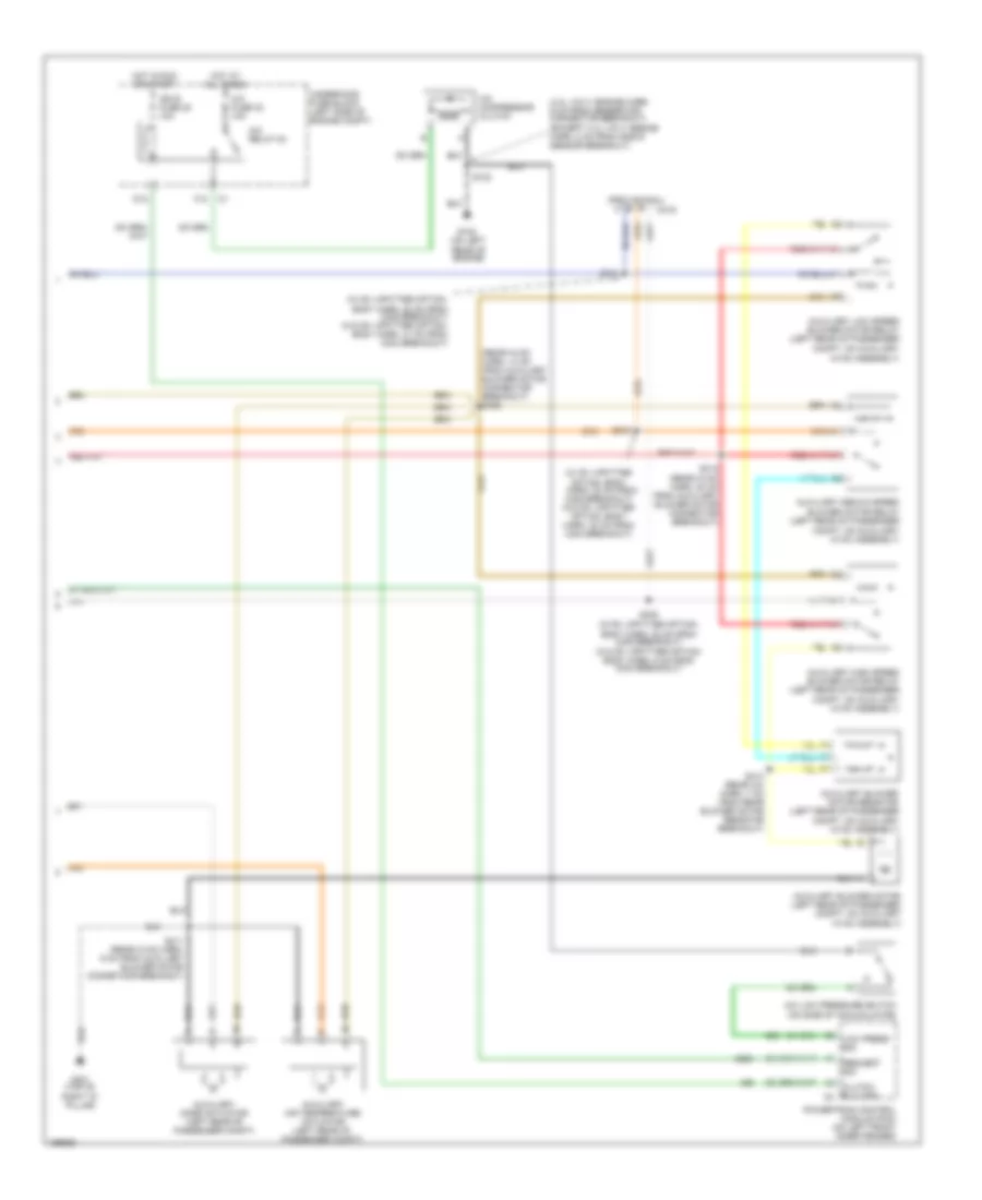 Manual A C Wiring Diagram Passenger Van 2 of 2 for GMC Savana Special G2003 3500