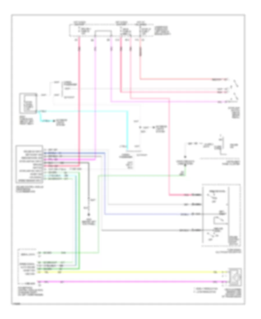 Cruise Control Wiring Diagram for GMC Savana Special G3500 2003