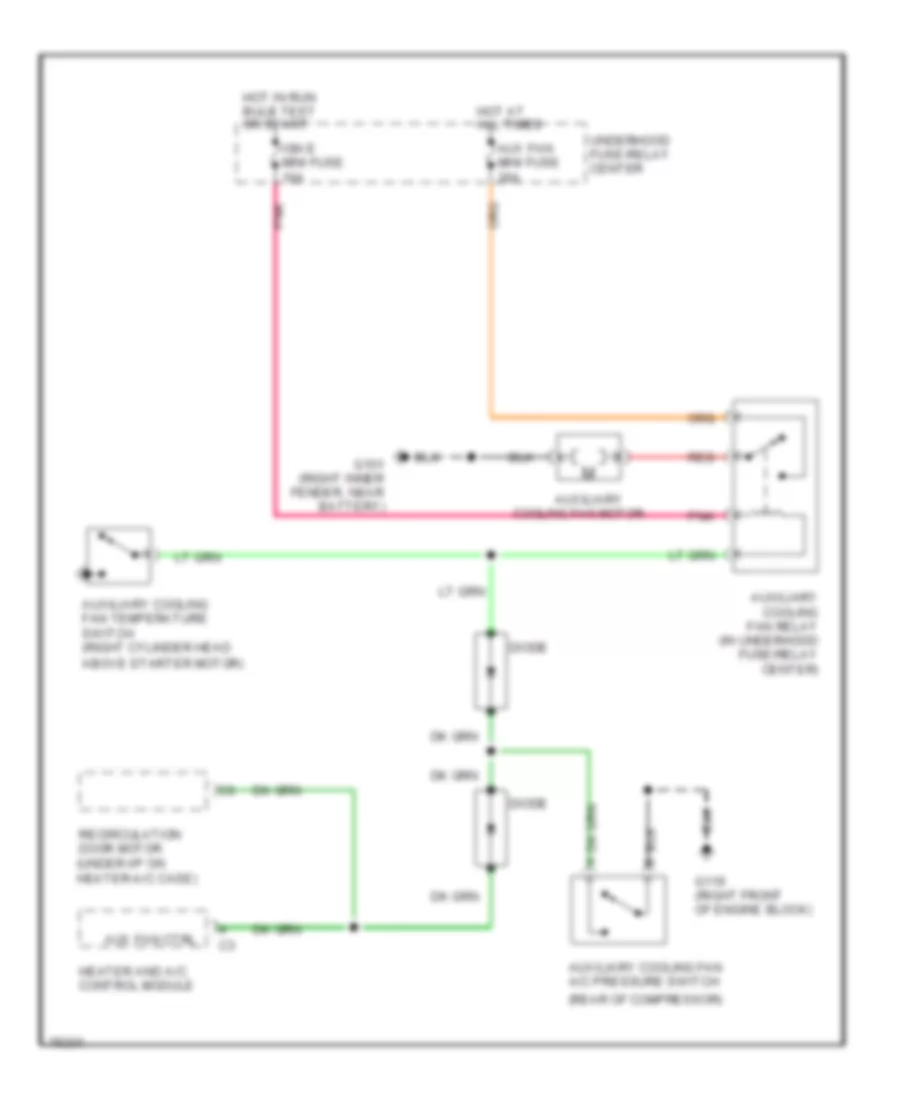 7 4L VIN J Cooling Fan Wiring Diagram for GMC CHD 1996 3500