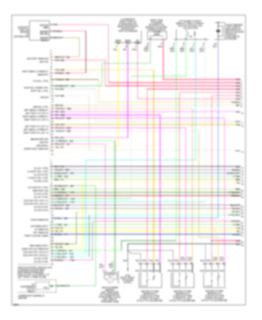 5 7L VIN R Engine Performance Wiring Diagrams 1 of 4 for GMC CHD 1996 3500