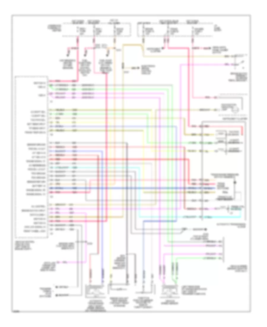 5 7L VIN R Transmission Wiring Diagram 4L80 E for GMC CHD 1996 3500