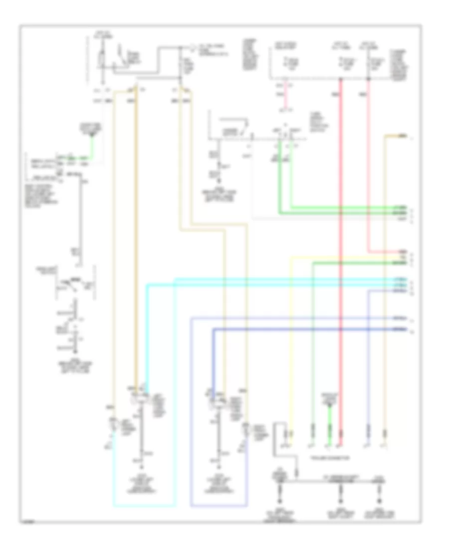 Exterior Lamps Wiring Diagram (1 of 3) for GMC Sierra 1500 2003