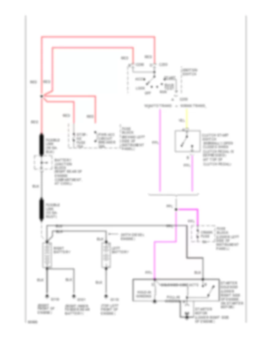 STARTING/CHARGING – GMC Pickup K3500 1994 – SYSTEM WIRING DIAGRAMS – Wiring  diagrams for cars  Gmc C109 And C205 Wiring Diagram    Wiring diagrams