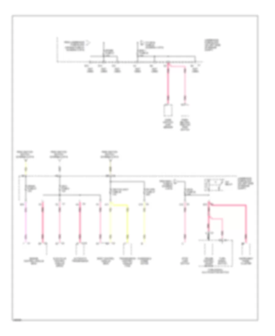 6.6L VIN 6, Power Distribution Wiring Diagram (4 of 6) for GMC Savana Special G3500 2007