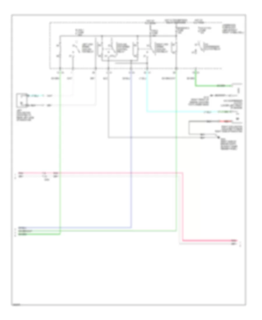 Automatic AC Wiring Diagram (2 of 4) for GMC Acadia SL 2010