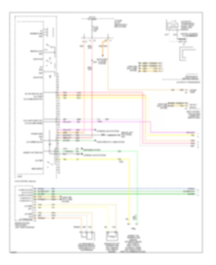 Manual AC Wiring Diagram (1 of 4) for GMC Acadia SL 2010