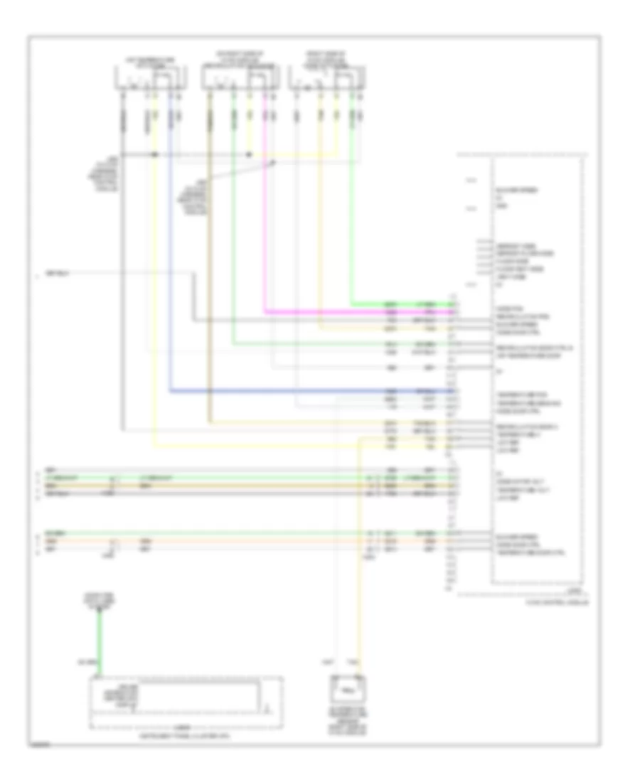 Manual AC Wiring Diagram (4 of 4) for GMC Acadia SL 2010