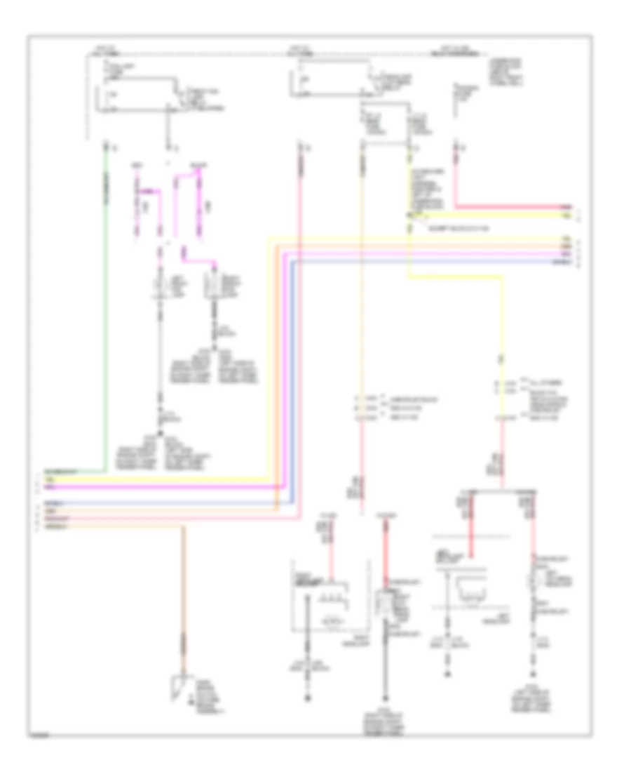 Headlamps Wiring Diagram (2 of 3) for GMC Acadia SL 2010