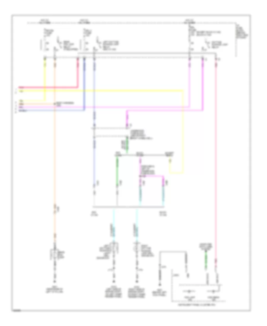 Headlamps Wiring Diagram (3 of 3) for GMC Acadia SL 2010