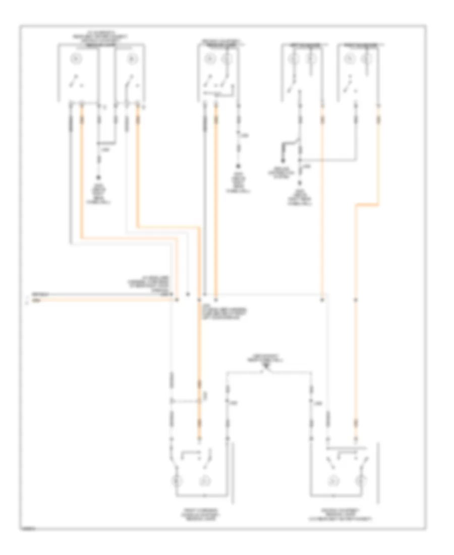 Courtesy Lamps Wiring Diagram 2 of 2 for GMC Acadia SL 2010