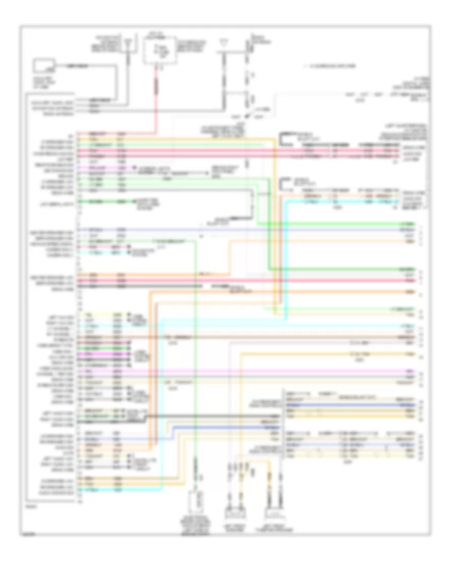 Radio Wiring Diagram Premium 1 of 3 for GMC Acadia SL 2010