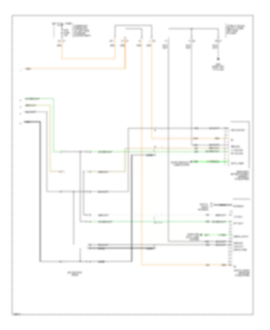 Mid-Line Radio Wiring Diagram, with Rear Seat Audio (3 of 3) for GMC Sierra 1500 HD 2003