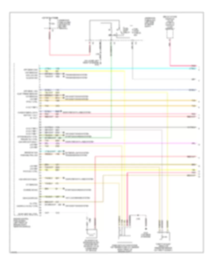 6.0L VIN G, Engine Performance Wiring Diagram (1 of 6) for GMC Sierra 2500 HD Denali 2013