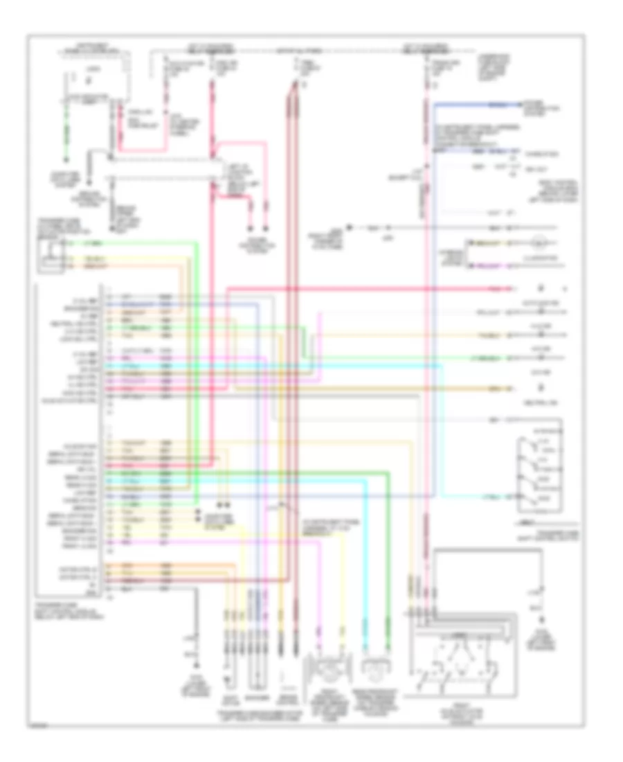 Transfer Case Wiring Diagram for GMC Yukon XL C2008 1500