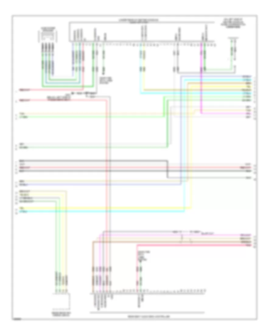 Radio Wiring Diagram, with Y91  without UQA (2 of 3) for GMC Sierra 1500 2007
