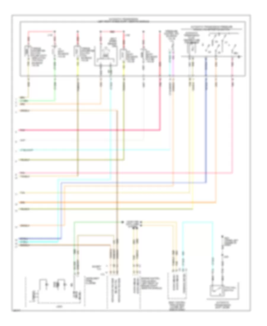 4.3L VIN X, AT Wiring Diagram (2 of 2) for GMC Sierra 1500 2007