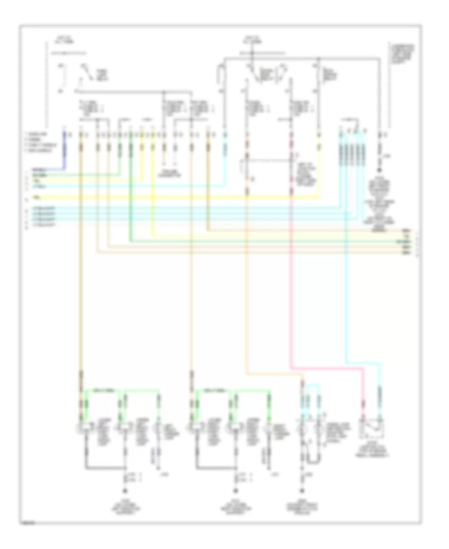 Exterior Lamps Wiring Diagram 2 of 3 for GMC Sierra 2007 1500