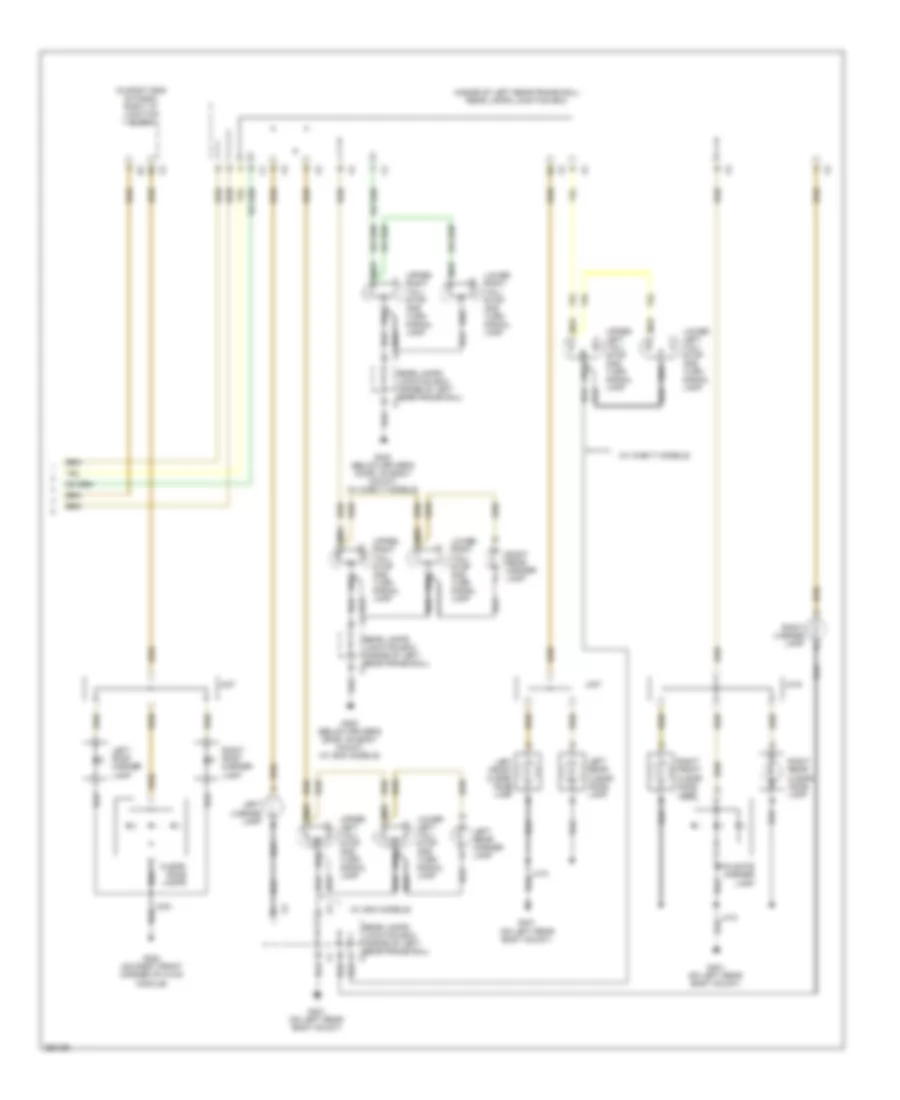 Exterior Lamps Wiring Diagram (3 of 3) for GMC Sierra 1500 2007