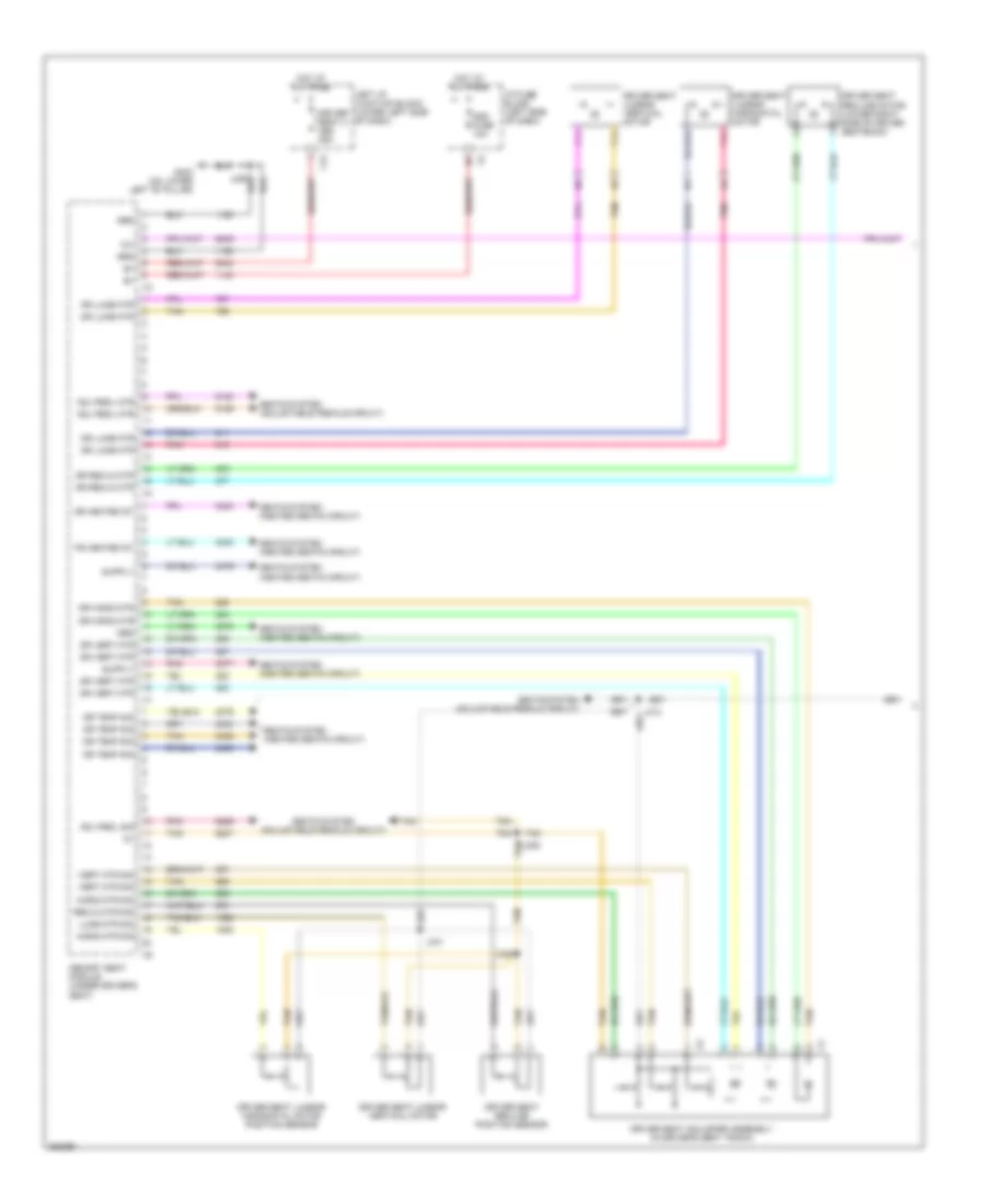 Drivers Memory Seat Wiring Diagram (1 of 2) for GMC Sierra 1500 2007