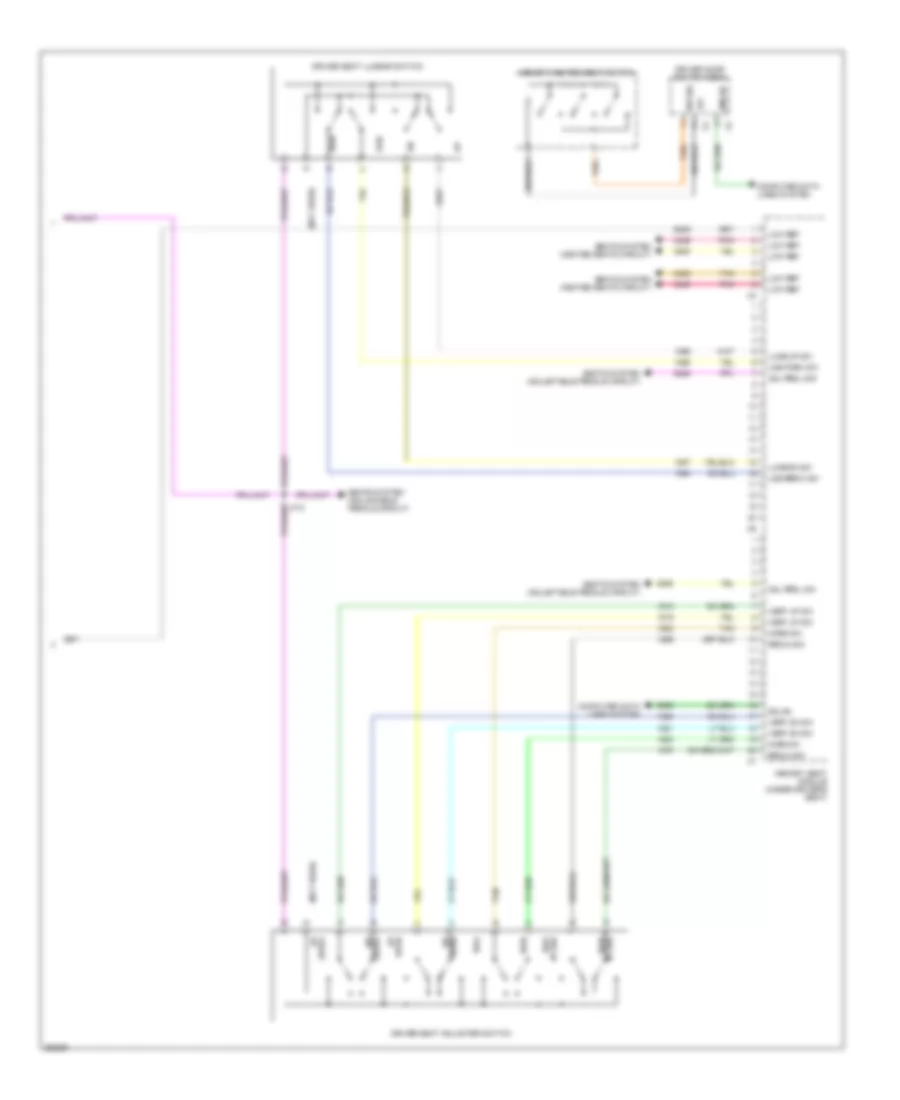 Driver s Memory Seat Wiring Diagram 2 of 2 for GMC Sierra 2007 1500