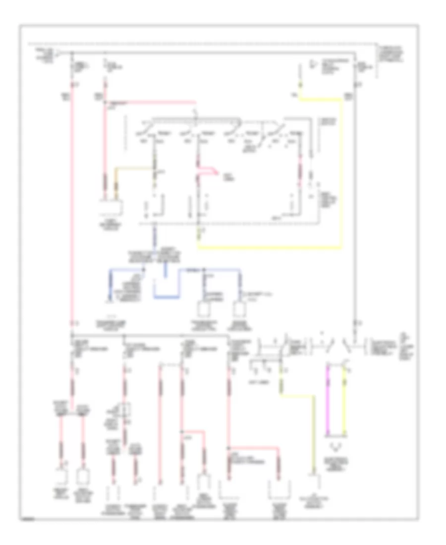4.3L VIN X, Power Distribution Wiring Diagram (4 of 5) for GMC Sierra 1500 2007