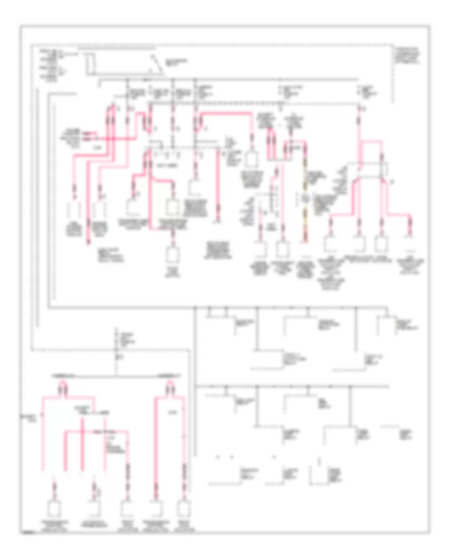 4.3L VIN X, Power Distribution Wiring Diagram (5 of 5) for GMC Sierra 1500 2007
