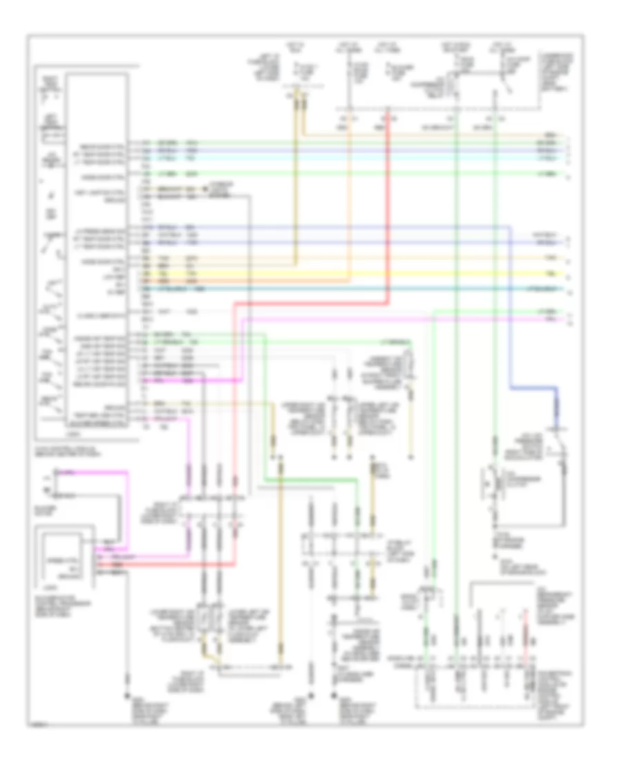 Automatic AC Wiring Diagram (1 of 2) for GMC Sierra 2500 2003