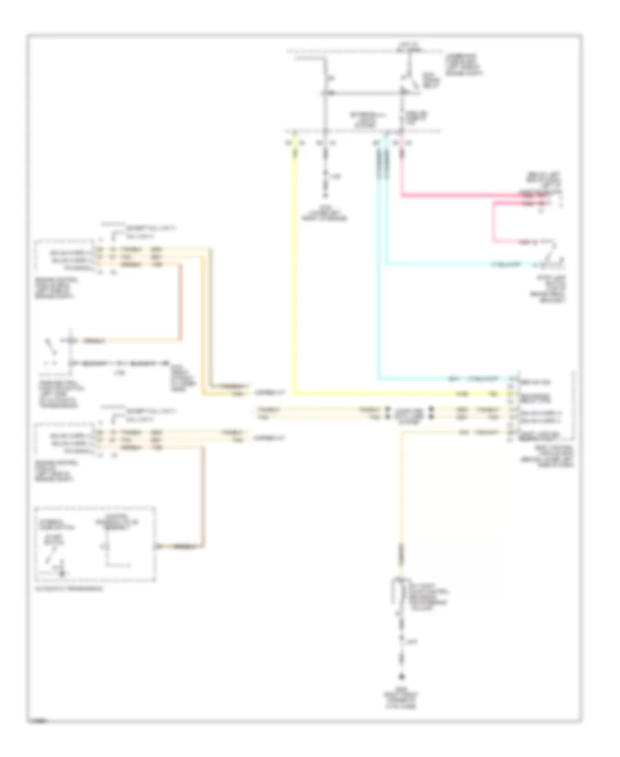 Shift Interlock Wiring Diagram for GMC Yukon XL C2008 2500