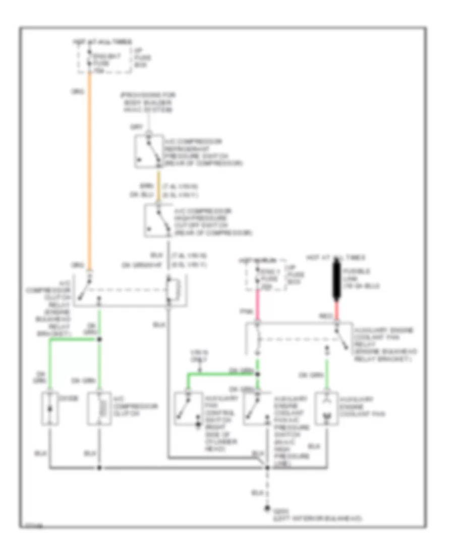 7 4L VIN N A C Wiring Diagram for GMC Forward Control P1996 3500