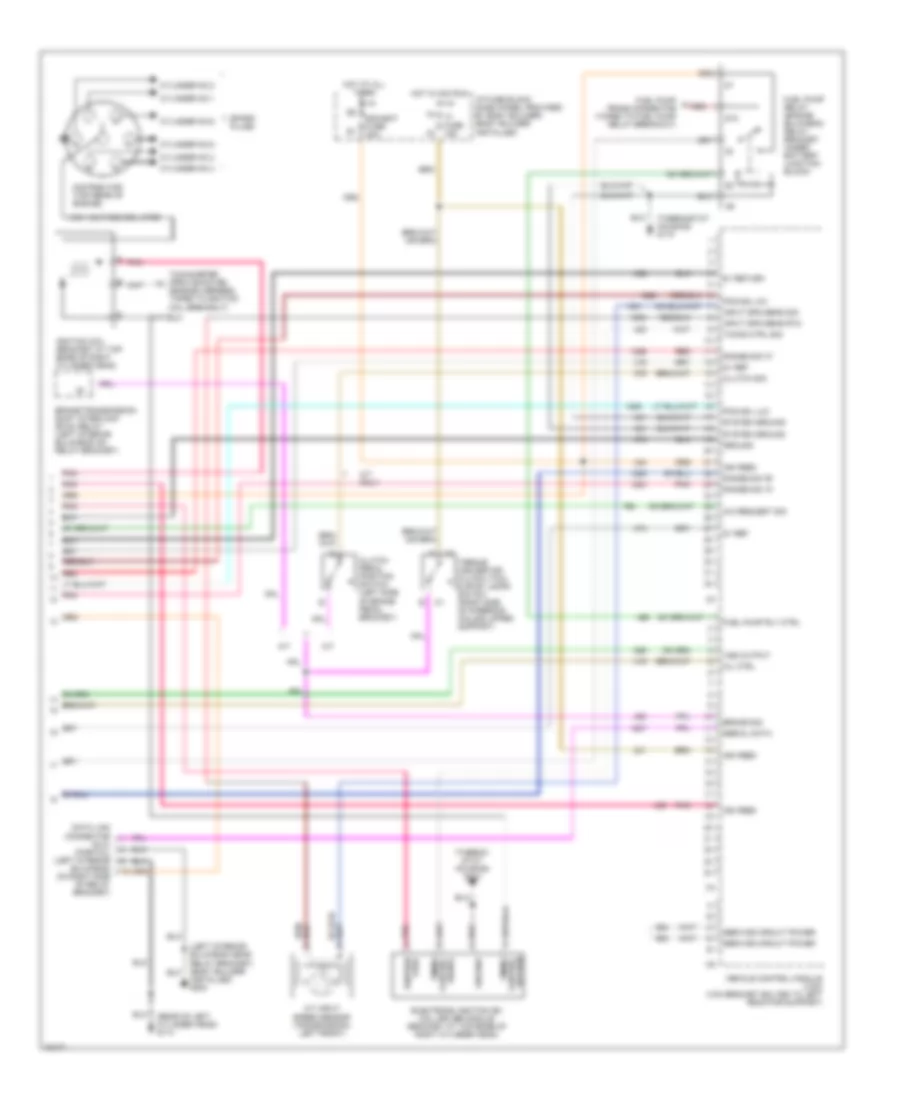 4 3L VIN W Engine Performance Wiring Diagrams Commercial Chassis 4 of 4 for GMC Forward Control P1996 3500