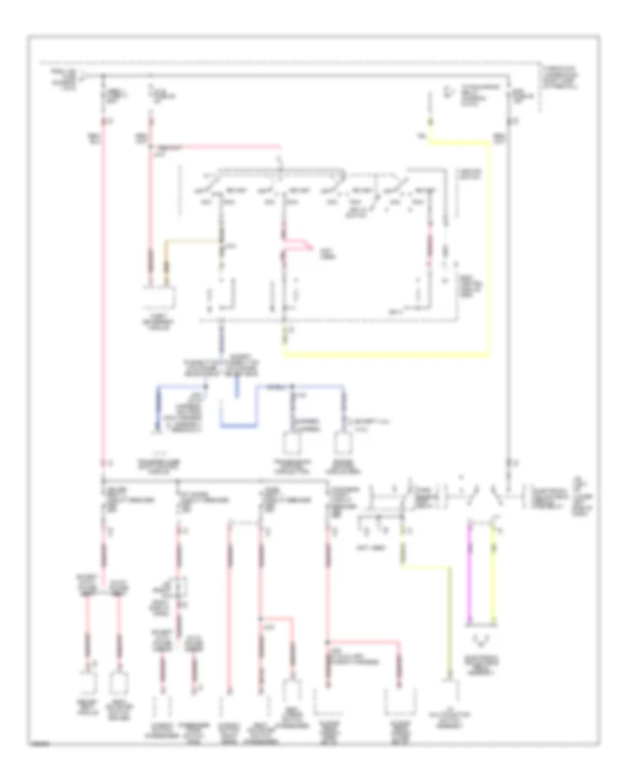 4.3L VIN X, Power Distribution Wiring Diagram (4 of 5) for GMC Sierra 2500 HD 2007
