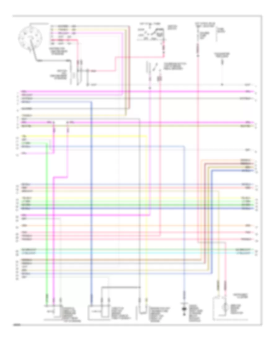 7.4L (VIN N), Engine Performance Wiring Diagrams, AT (2 of 3) for GMC Suburban C1500 1994