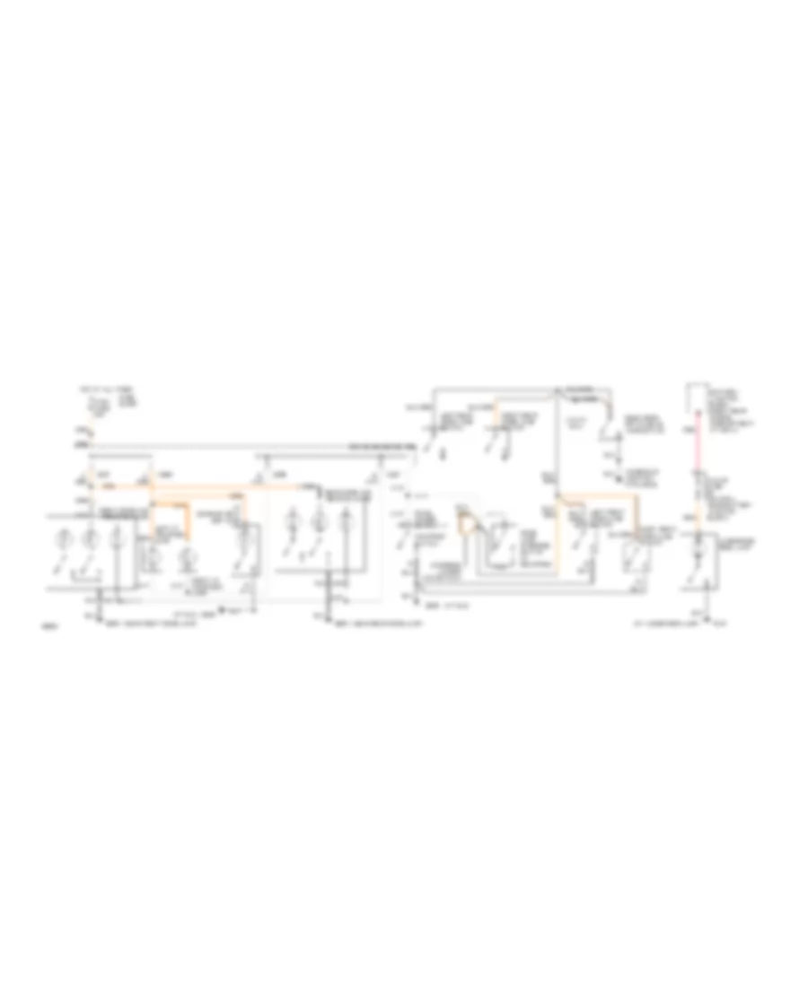 Courtesy Lamp Wiring Diagram with Auxiliary Lighting for GMC Suburban C1994 1500