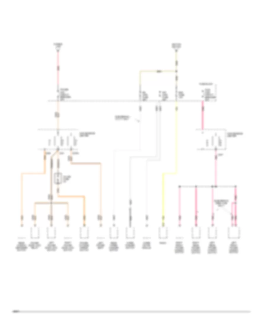 Power Distribution Wiring Diagram Diesel 2 of 4 for GMC Suburban C1994 1500