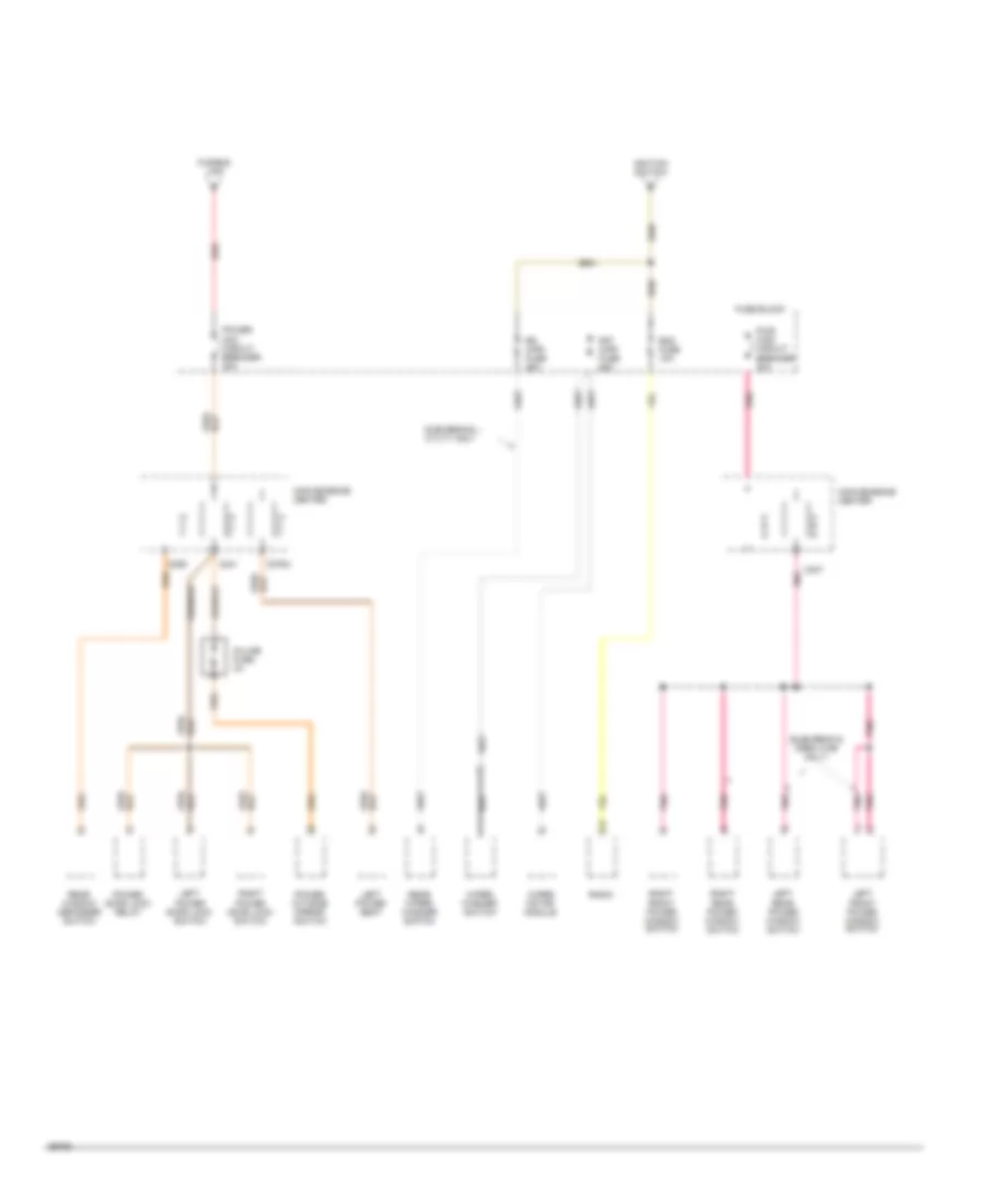 Power Distribution Wiring Diagram Gasoline 2 of 4 for GMC Suburban C1994 1500
