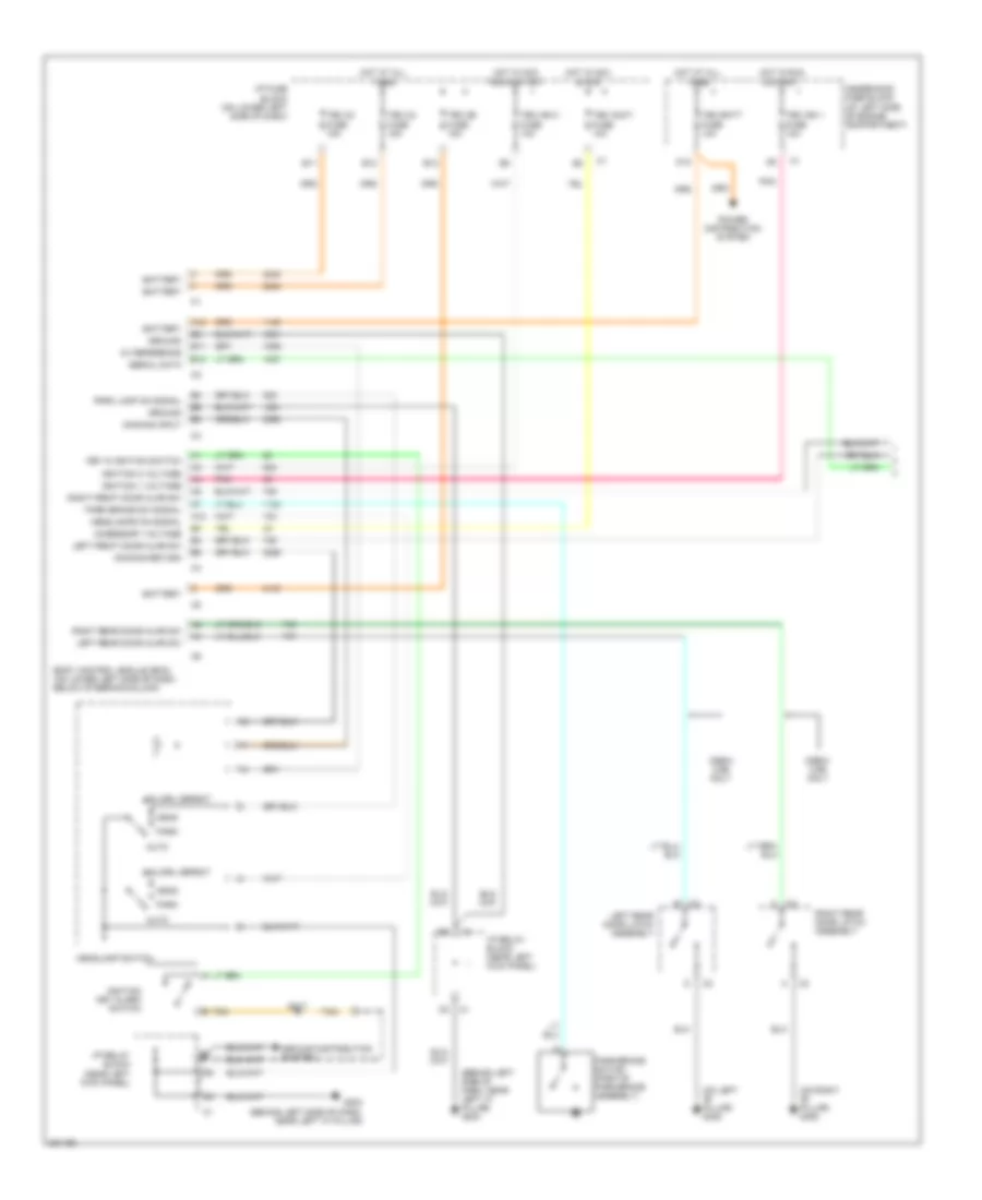 Chime Wiring Diagram 1 of 2 for GMC Cab  Chassis Sierra 2006 3500